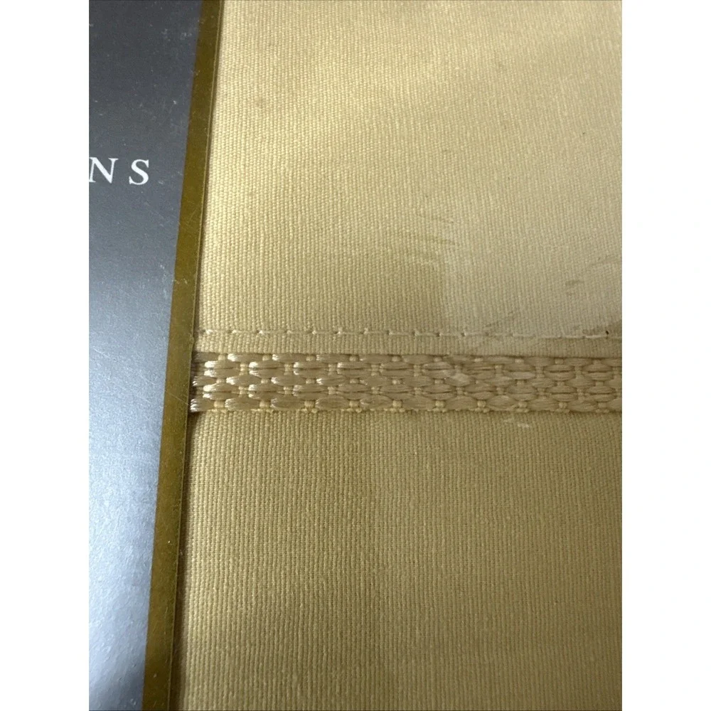 Vintage Deluxe Color Connection Dan River Full Size Yellow Flat Sheet Cotton